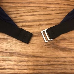 Athleta Swim - Athleta Navy and Black Bandeau Bikini Top Athleta Swim - Athleta Navy and Black Bandeau Bikini Top